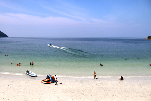 Sea clarity on Pangkor Island